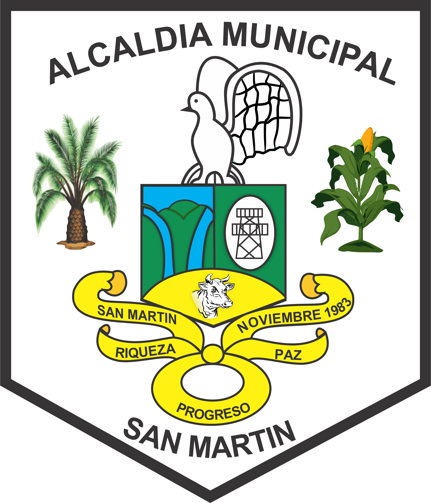 Escudo del Municipio de San Martín, Cesar